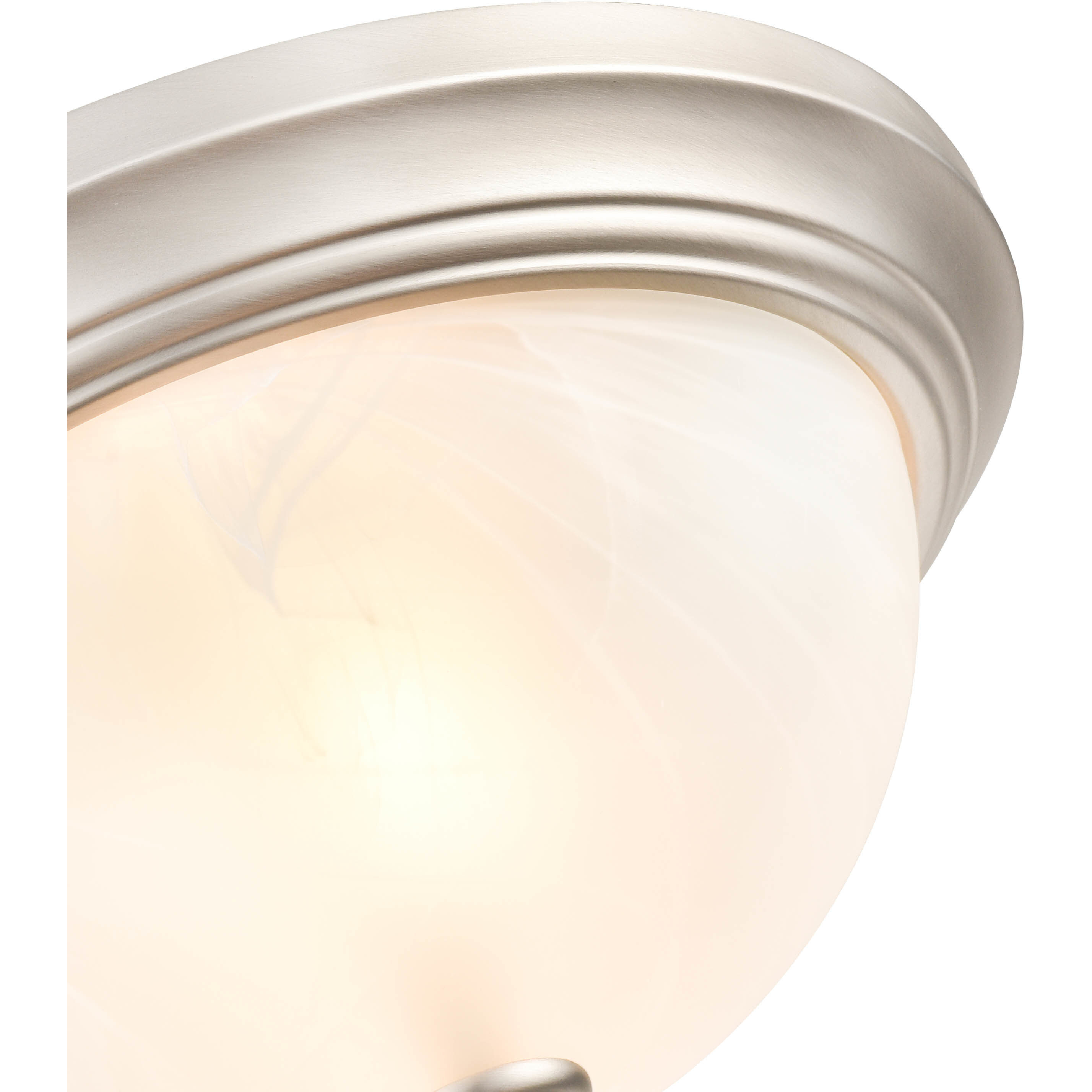 Whitton 2 Light 11 inch Satin Nickel Flush Mount Ceiling Light